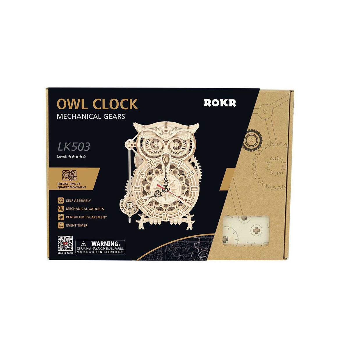 3D-Holzpuzzle, Eulen Puzzle