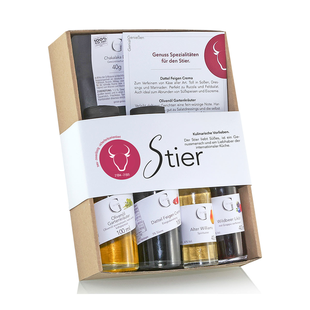Geschenk-Set Sternzeichen Stier