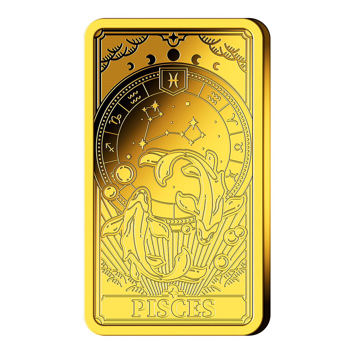 Goldbarren Sternzeichen Fische mit Zertifikat