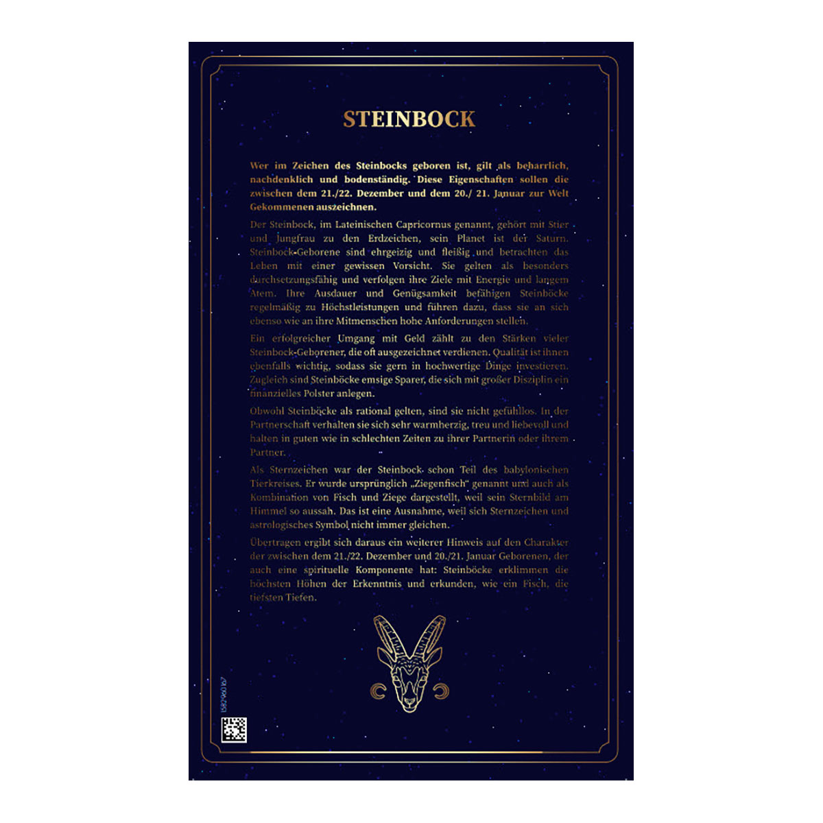 Goldbarren Sternzeichen Steinbock mit Zertifikat