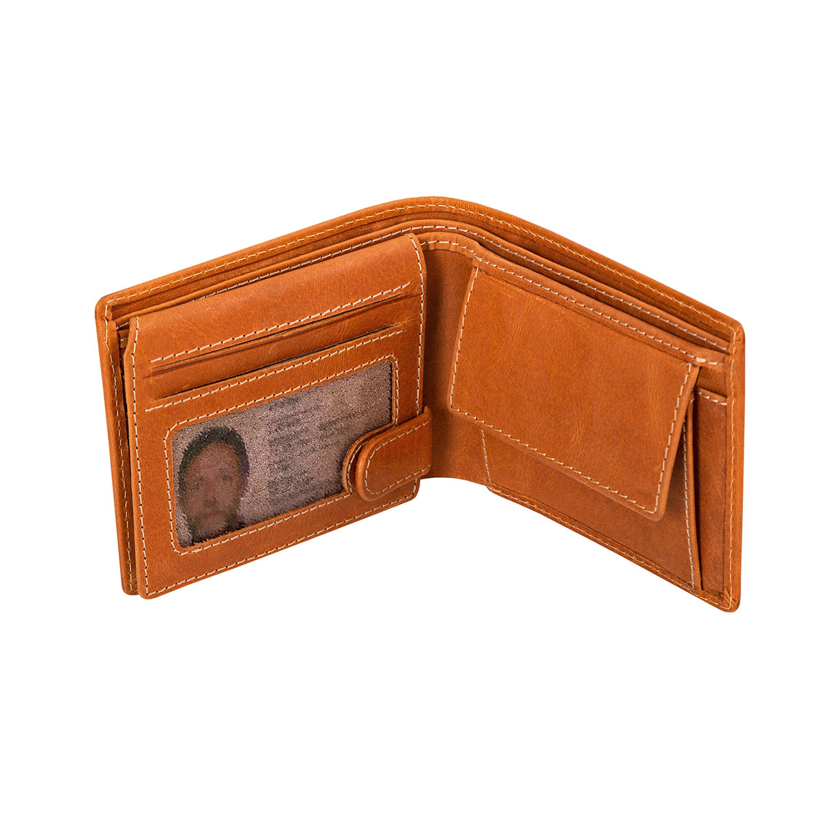 Herrengeldbeutel AMBRAS, Farbe cognac
