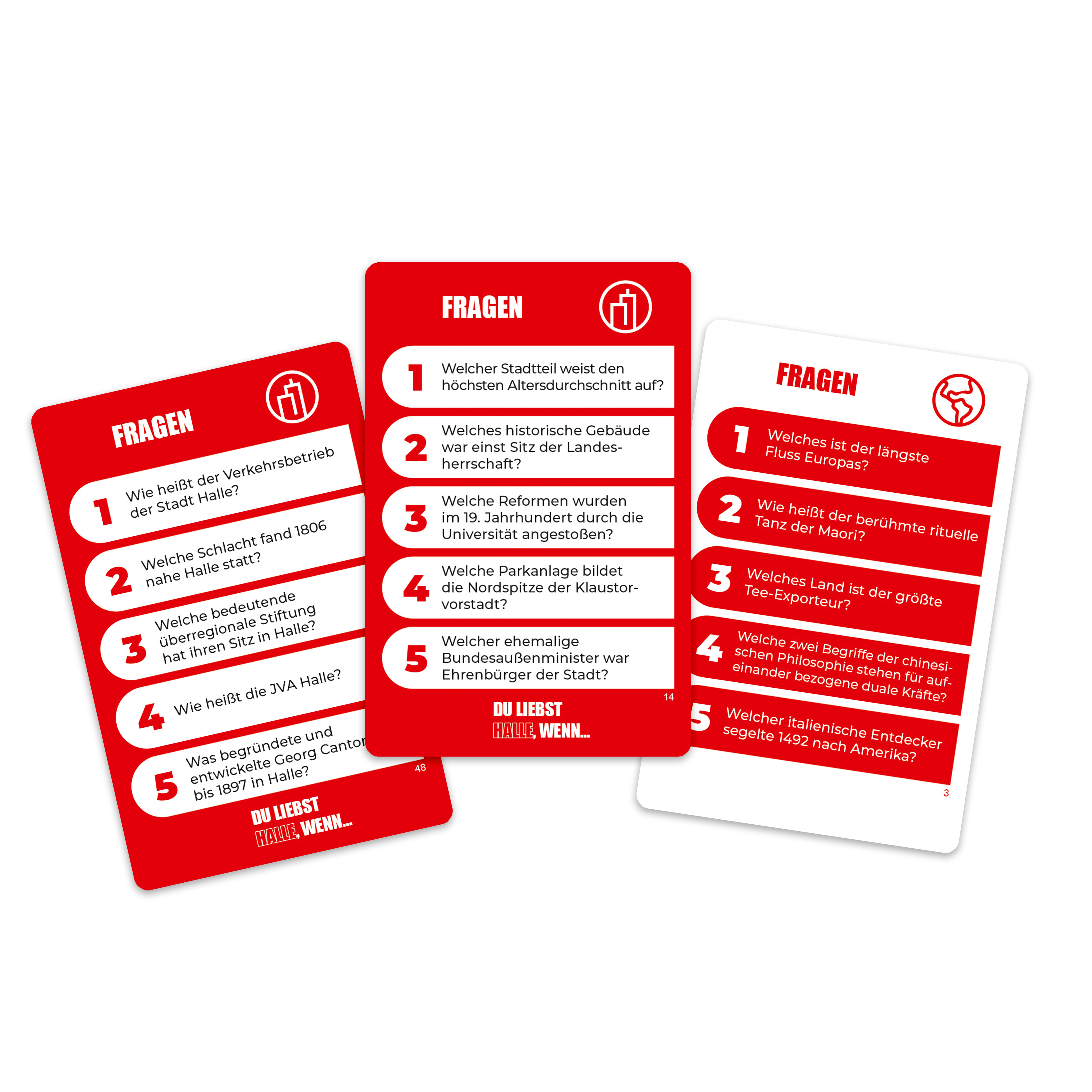 Du liebst Halle - Brettspiel