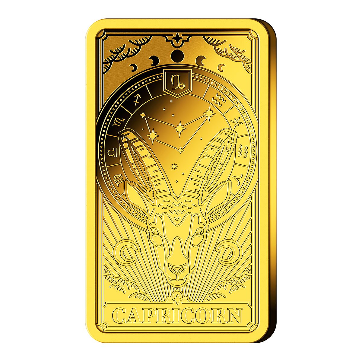 Goldbarren Sternzeichen Steinbock mit Zertifikat