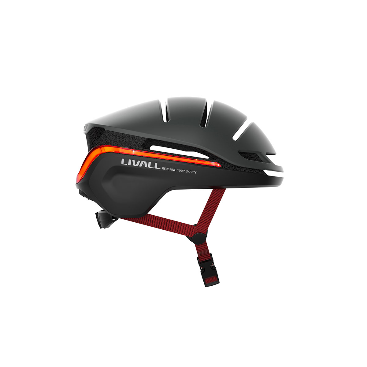 Fahrradhelm mit Bremslicht, Blinker und SOS-Alarm