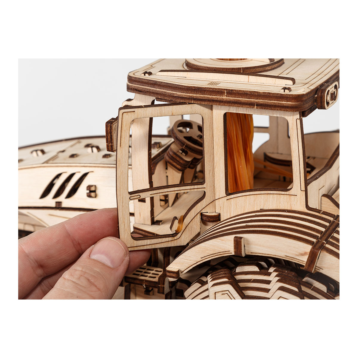 3D-Holzpuzzle, Traktor