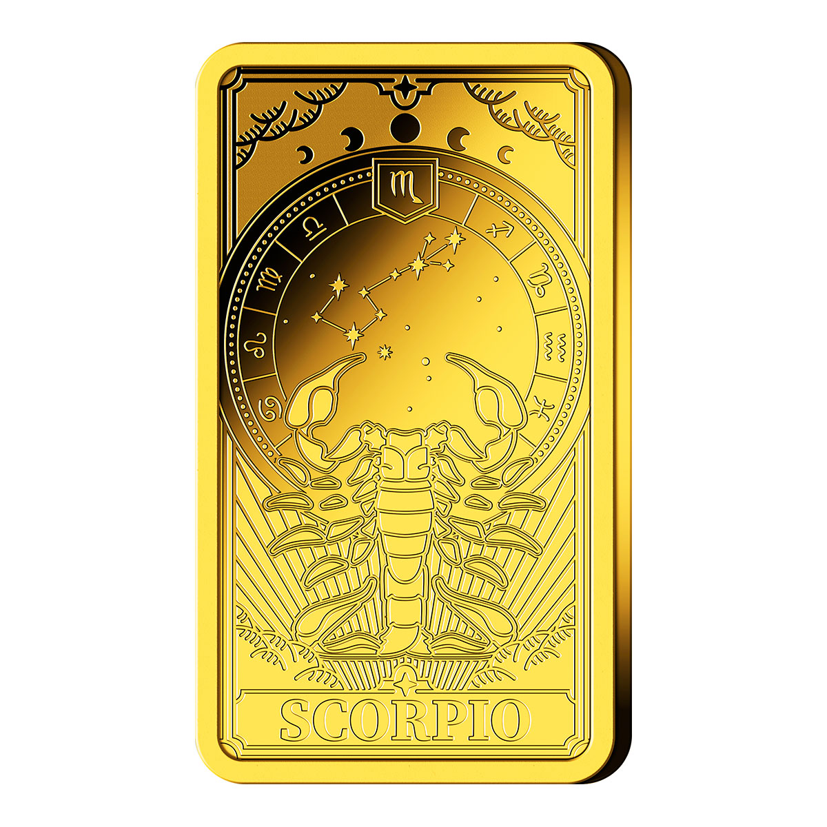 Goldbarren Sternzeichen Skorpion mit Zertifikat