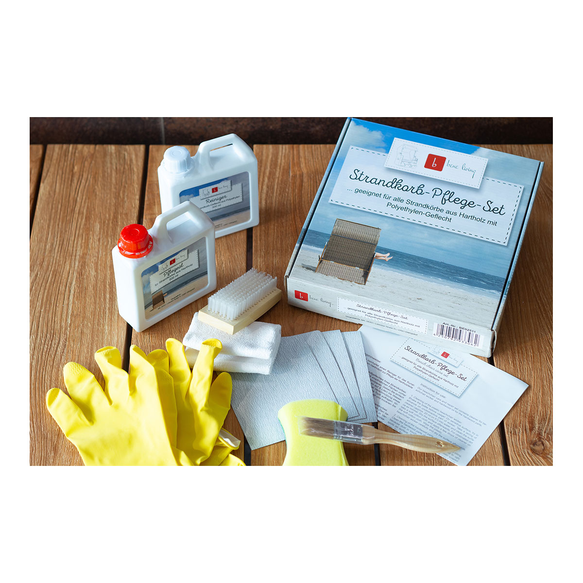  Strandkorb Zubehör Pflegeset