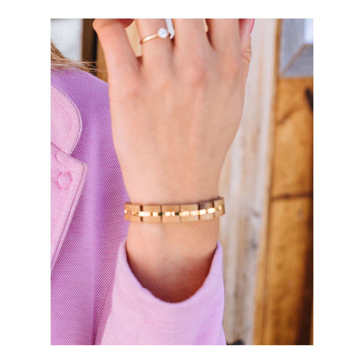 Elementarmband Damen Barrique Gold