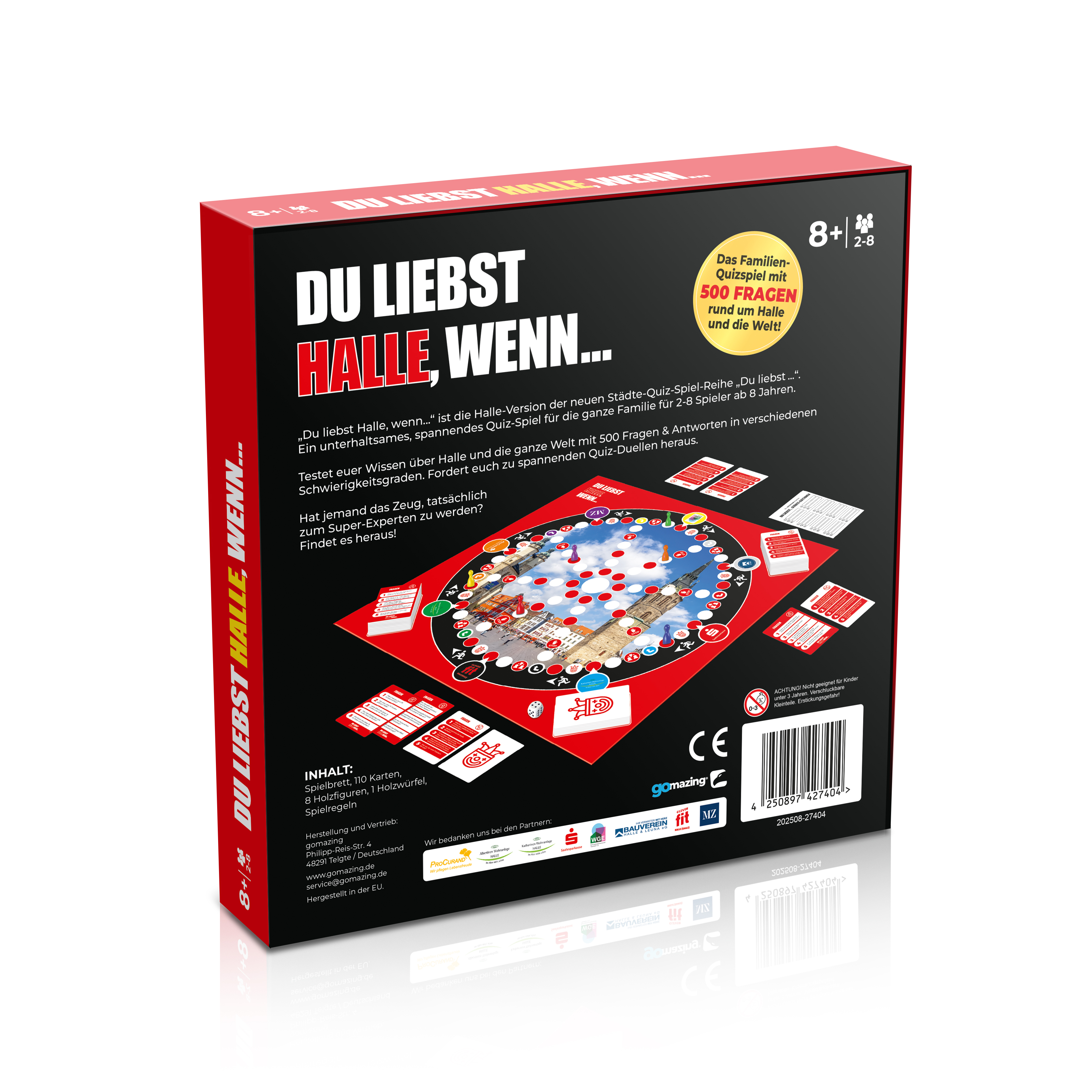 Du liebst Halle - Brettspiel