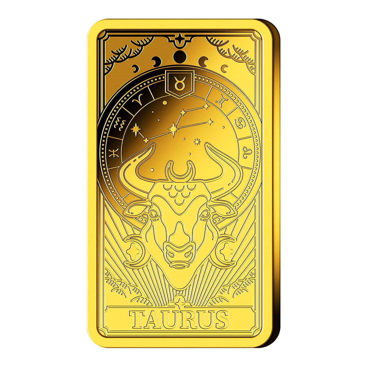 Goldbarren Sternzeichen Stier mit Zertifikat