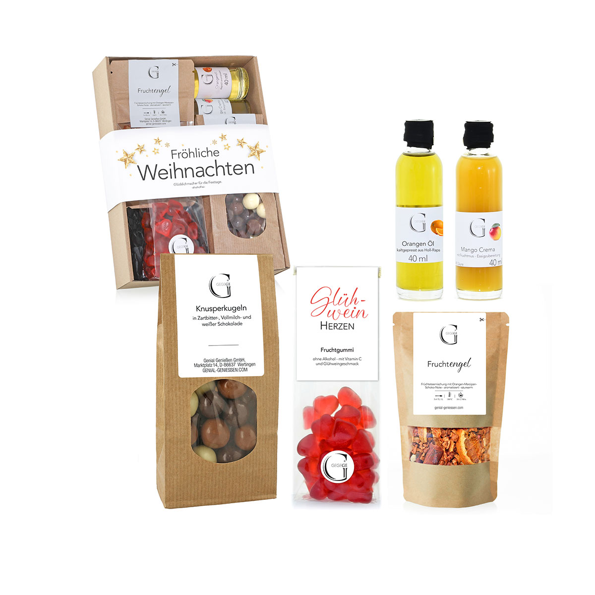 Geschenk-Set Fröhliche Weihnachten