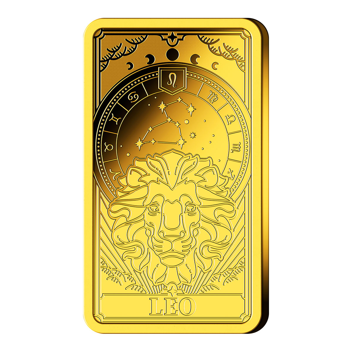 Goldbarren Sternzeichen Löwe mit Zertifikat
