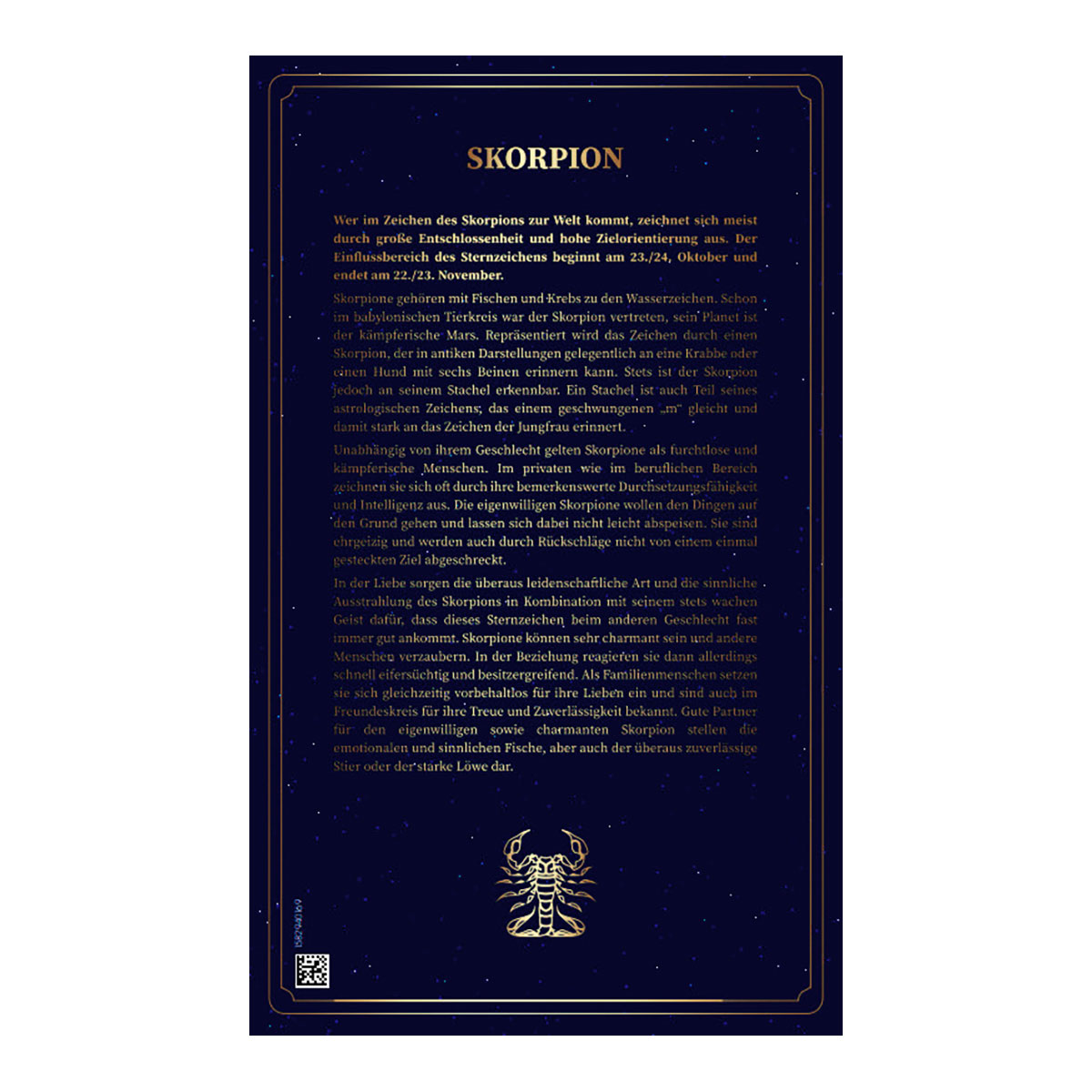 Goldbarren Sternzeichen Skorpion mit Zertifikat