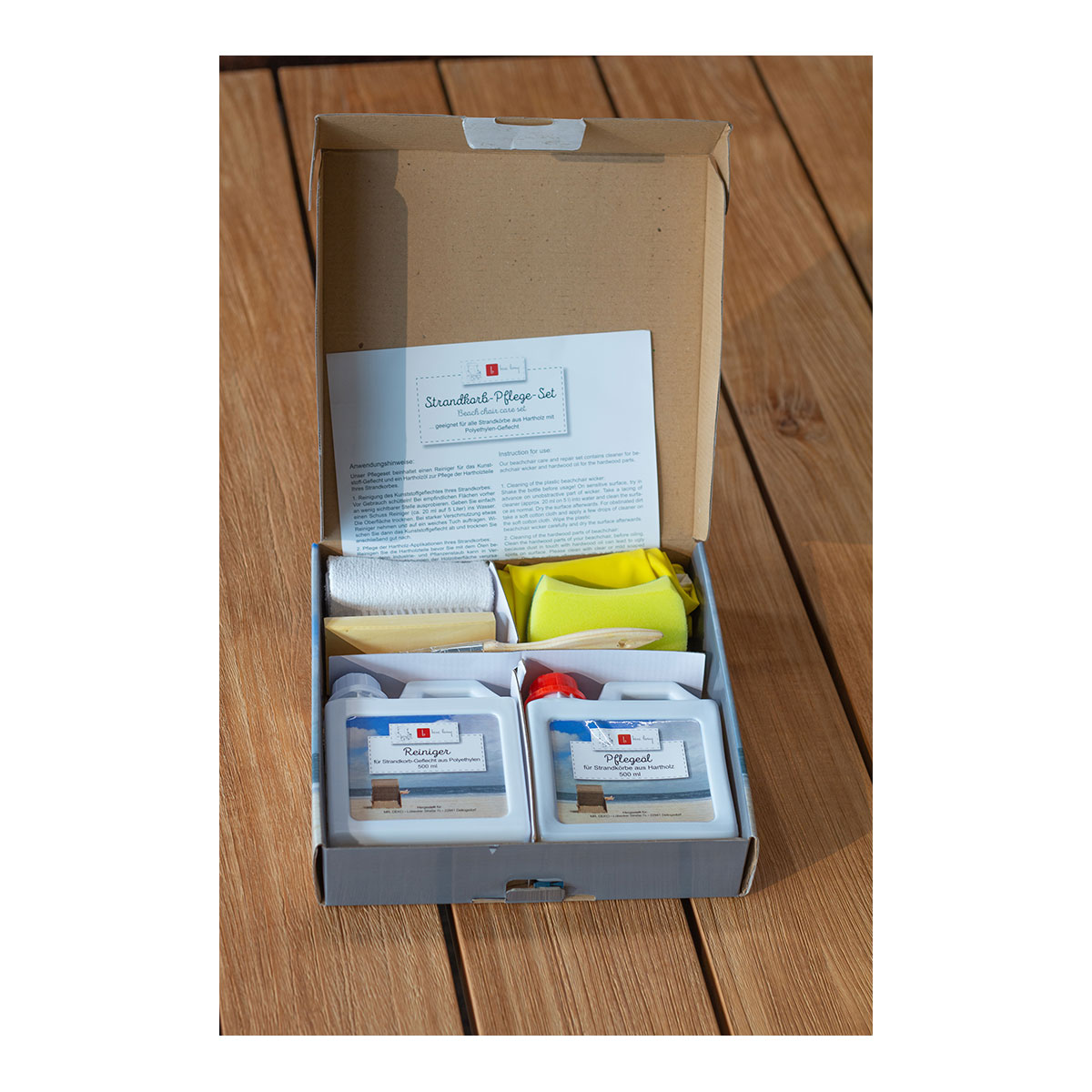  Strandkorb Zubehör Pflegeset