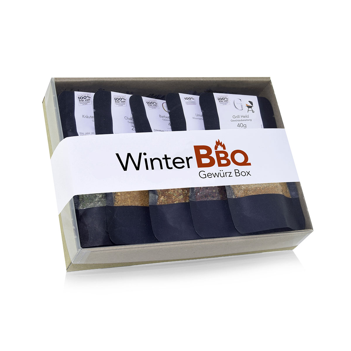 Geschenk-Set Gewürzbox Winter BBQ