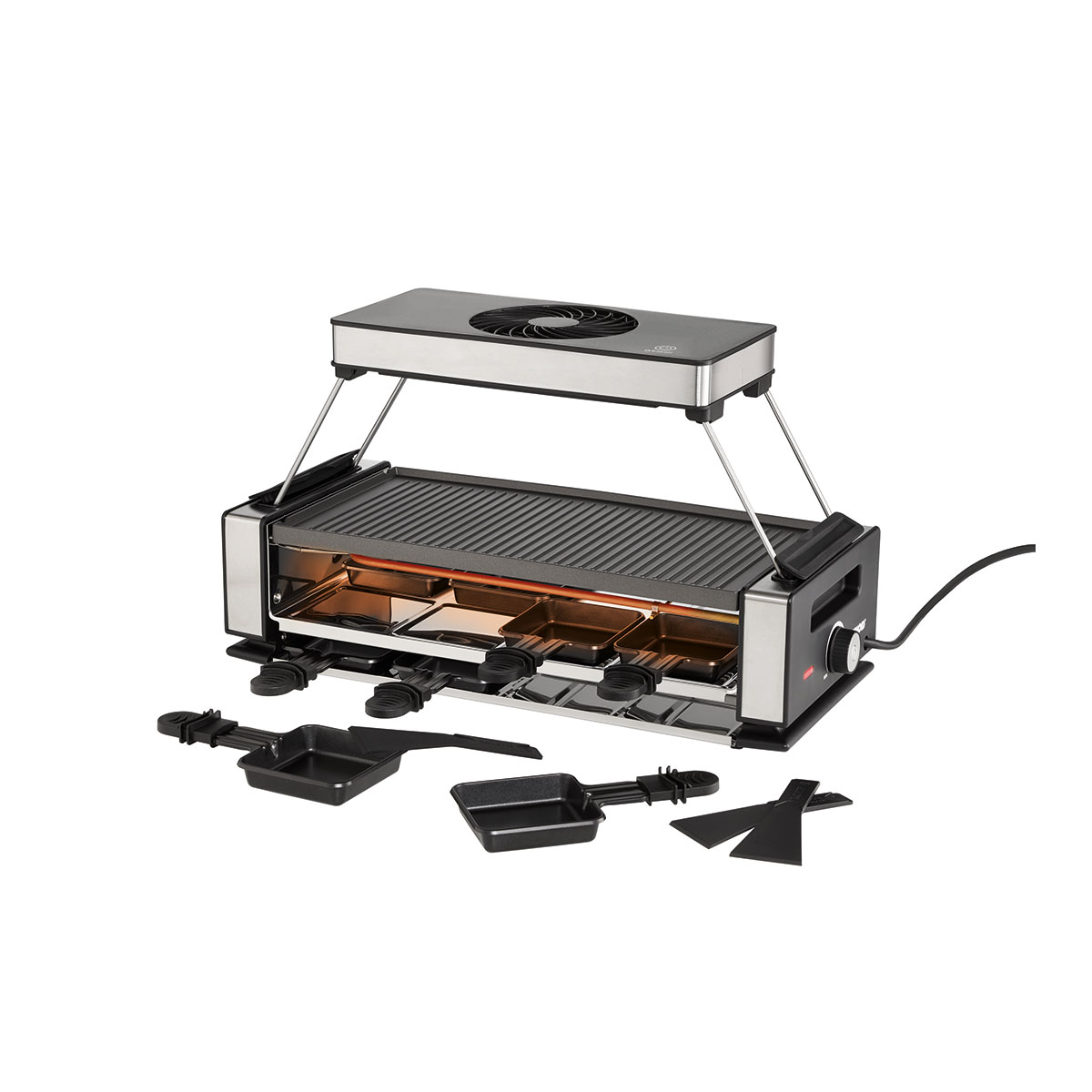 Raclette Smokeless inklusive Raclette Buch